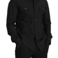 Elegantes Slim Fit Dunkelgrünes Baumwollhemd