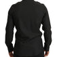 Elegantes Slim Fit Dunkelgrünes Baumwollhemd