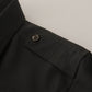 Elegantes Slim Fit Dunkelgrünes Baumwollhemd