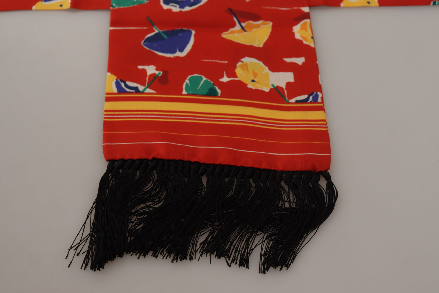Elegante sciarpa da uomo in seta multicolore