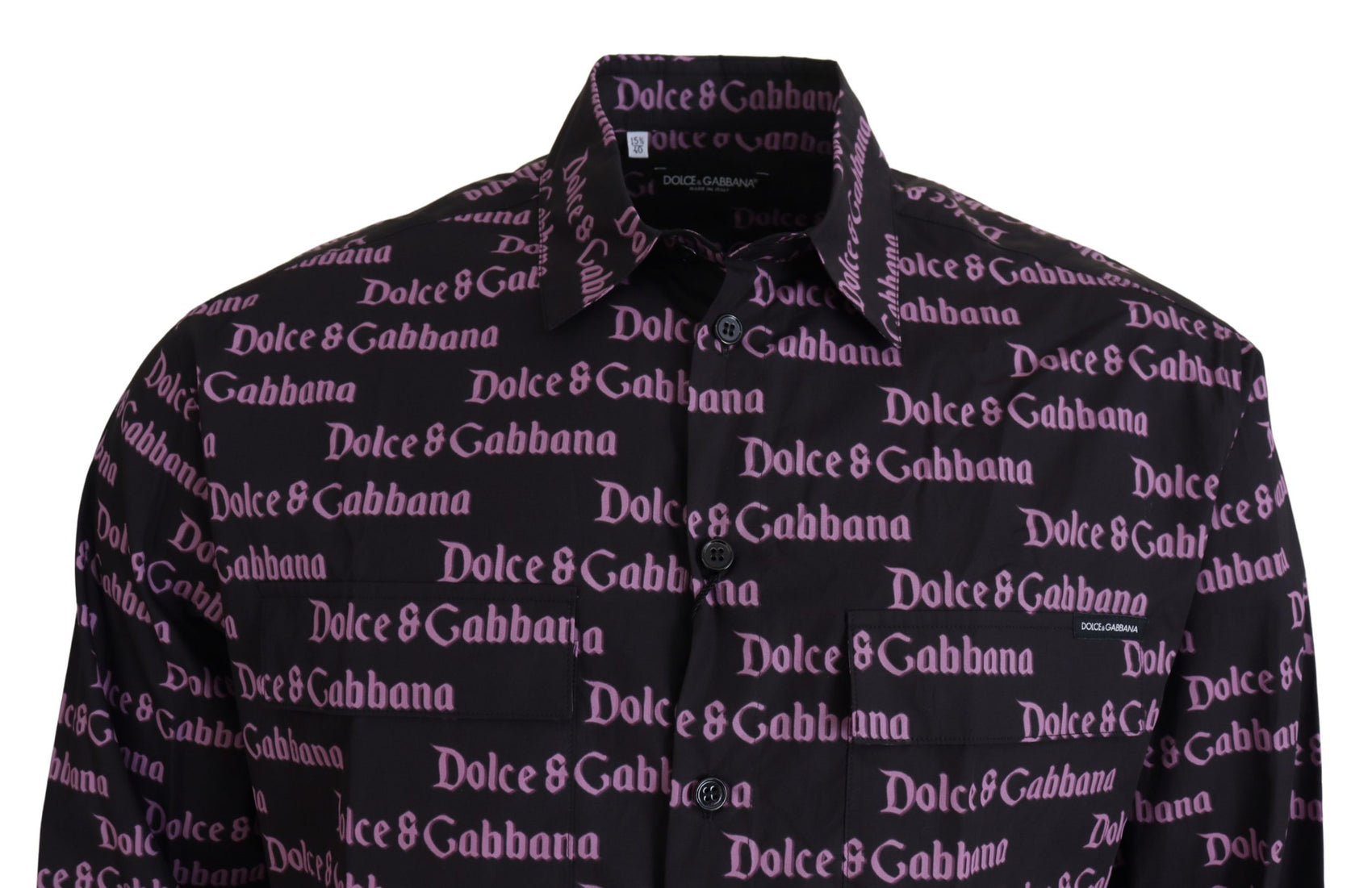 Camicia elegante nera slim fit