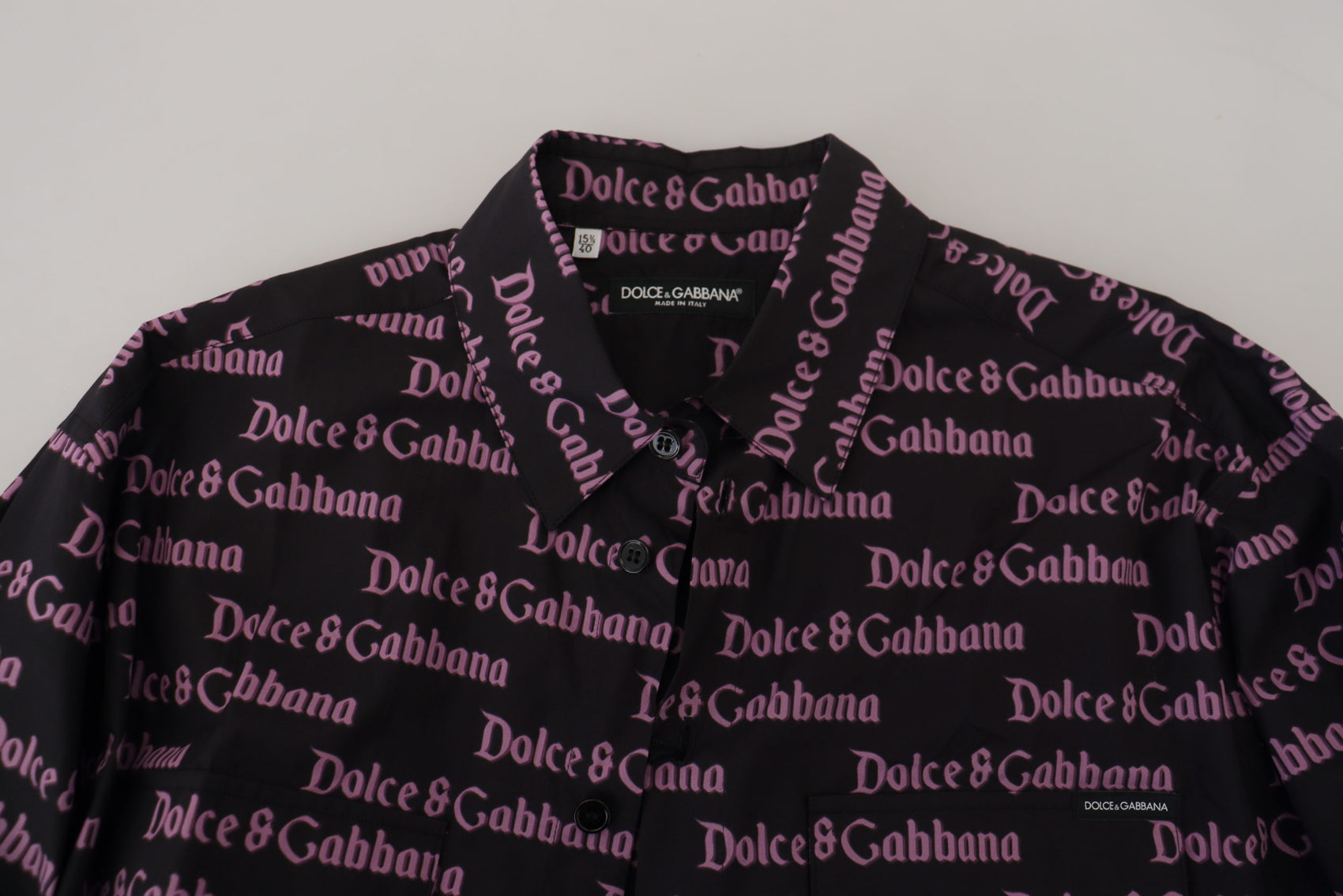 Camicia elegante nera slim fit