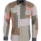 Elegantes mehrfarbiges Slim Fit Freizeithemd