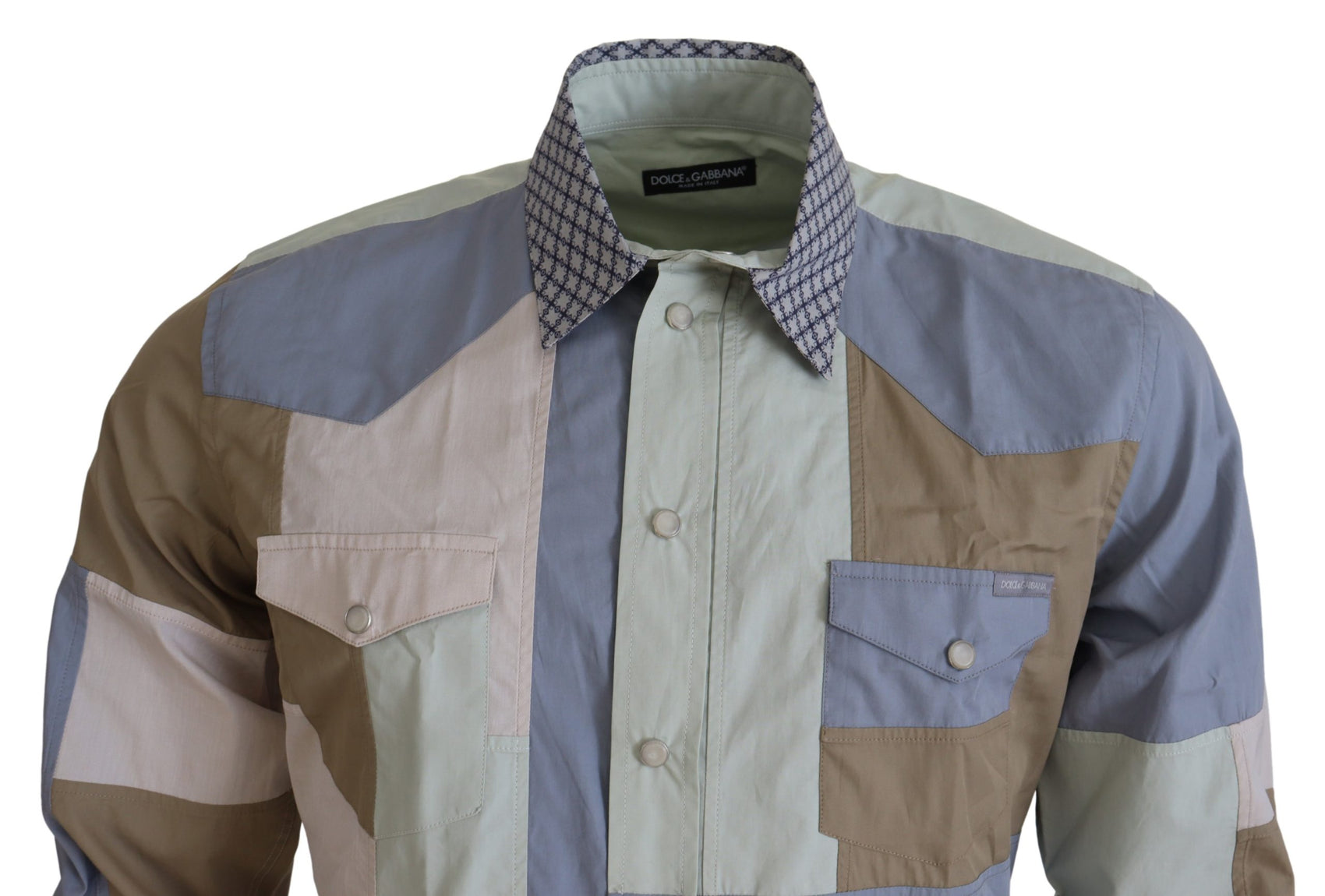 Camicia casual slim fit multicolore