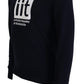Eleganter blauer Kaschmirpullover