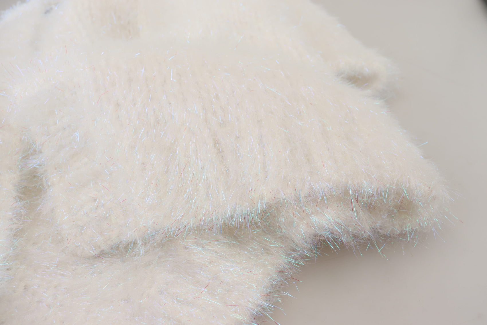Elegante giacca cardigan a maniche lunghe bianca