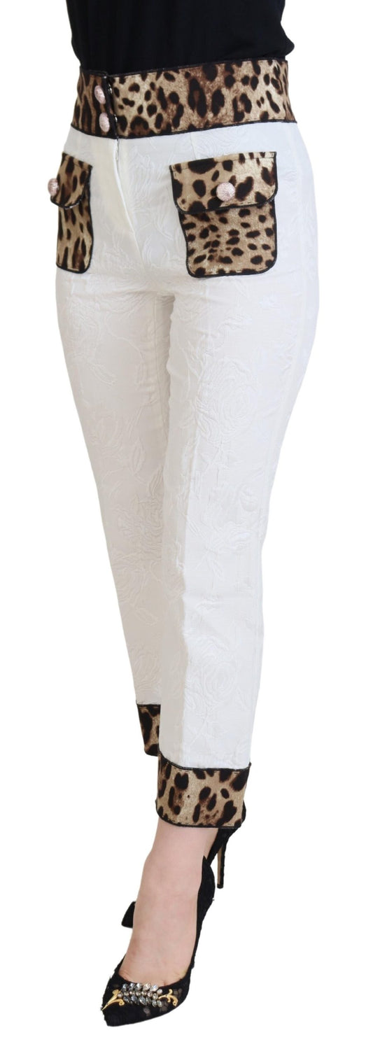 Pantaloni eleganti con stampa leopardata per uno stile sofisticato