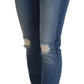 Eleganti pantaloni in denim strappati – Chic Casualwear