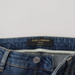 Eleganti pantaloni in denim strappati – Chic Casualwear