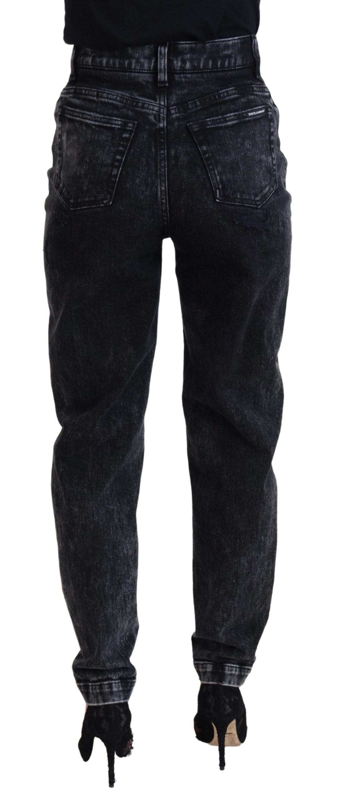 Pantaloni in denim nero eleganti