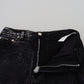 Pantaloni in denim nero eleganti