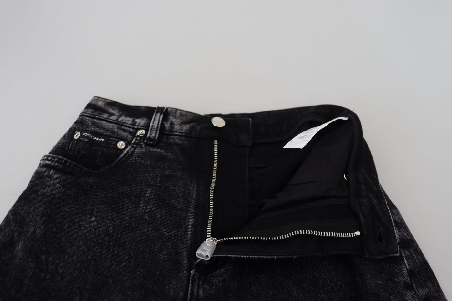 Pantaloni in denim nero eleganti
