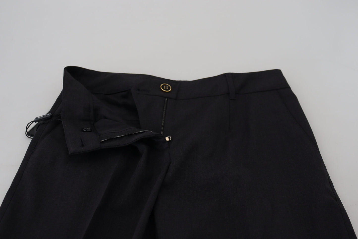 Pantaloni eleganti in misto lana grigio per uno stile raffinato