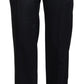 Pantaloni eleganti in cotone nero