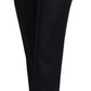 Pantaloni eleganti in cotone nero