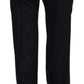 Pantaloni eleganti in cotone nero