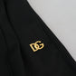 Pantaloni eleganti in cotone nero