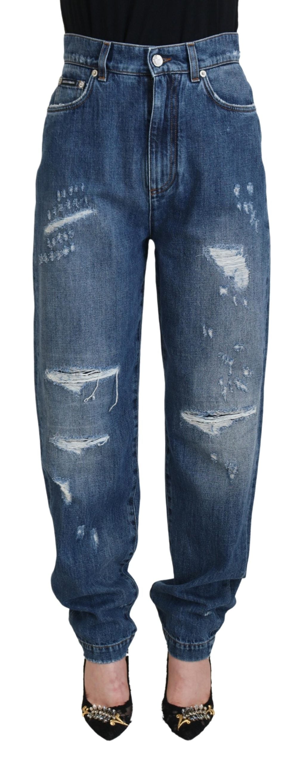 Eleganti jeans strappati