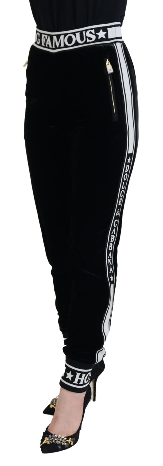 Pantaloni eleganti in velluto - Lusso nero senza tempo