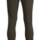 Elegant Multicolor Pure Cotton Trousers