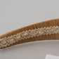 Exquisite Beige Viscose Diadem Headband