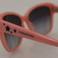 Elegant Pink Gradient Sunglasses