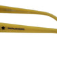 Schicke gelbe Acetat-Sonnenbrille mit Farbverlauf