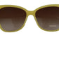 Schicke gelbe Acetat-Sonnenbrille mit Farbverlauf