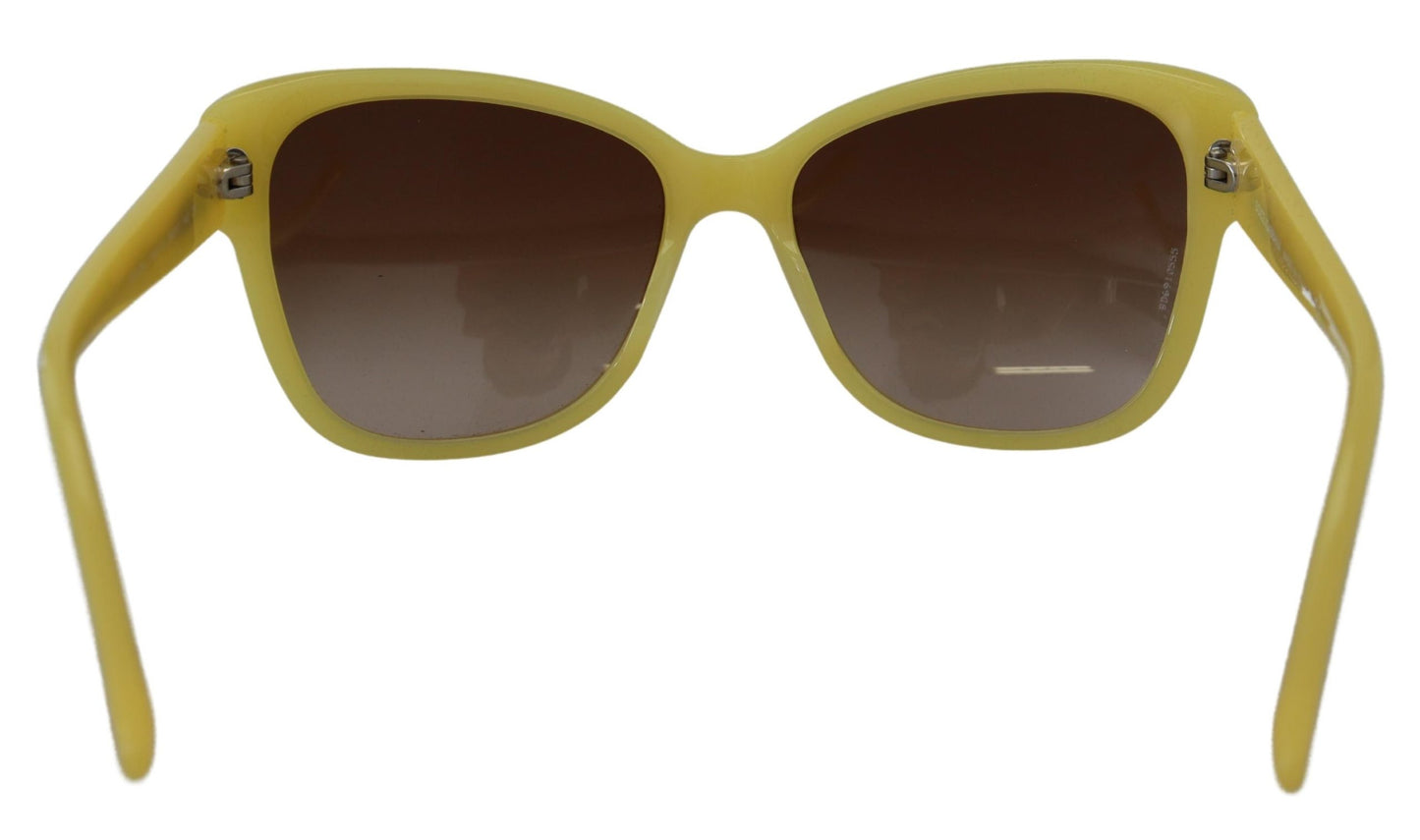 Schicke gelbe Acetat-Sonnenbrille mit Farbverlauf