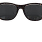 Elegante schwarze Acetat-Sonnenbrille für Damen