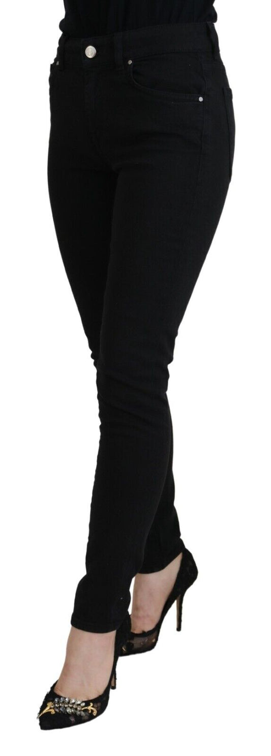Pantaloni in denim nero eleganti