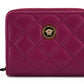 Elegant Purple Quilted Leather Wallet