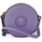 Elegant Purple Round Shoulder Bag