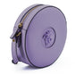 Elegant Purple Round Shoulder Bag