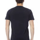 Blaues Herren-T-Shirt aus Baumwolle