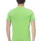 Grünes Herren-T-Shirt aus Baumwolle