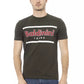 T-shirt da uomo in cotone verde