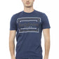 Blaues Herren-T-Shirt aus Baumwolle