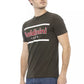 T-shirt da uomo in cotone verde