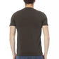 T-shirt da uomo in cotone verde