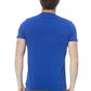 Blaues Herren-T-Shirt aus Baumwolle