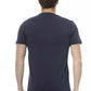 Blaues Herren-T-Shirt aus Baumwolle