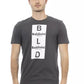 Graues Herren-T-Shirt aus Baumwolle