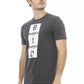 Graues Herren-T-Shirt aus Baumwolle