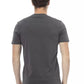 Graues Herren-T-Shirt aus Baumwolle