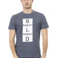 Graues Herren-T-Shirt aus Baumwolle
