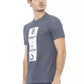 Graues Herren-T-Shirt aus Baumwolle