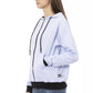 Lila Baumwollpullover für Damen