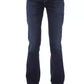 Baldinini Trend Blue Cotton Women Jeans with Tricolor Pocket Detail
