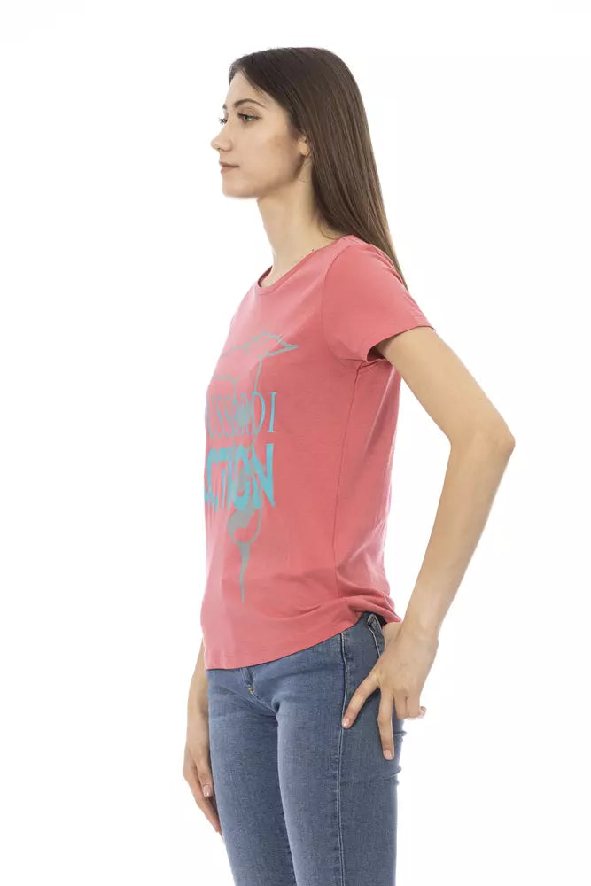 Mehrfarbiges Damen-T-Shirt aus Baumwolle